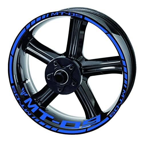 ROANNY Felgenband Reflektierendes Motorrad Mt09 Radaufkleber Felgenaufkleber Logo Kit Für Yamaha Mt 09 Sp 2020 2021 (Color : 3) von ROANNY
