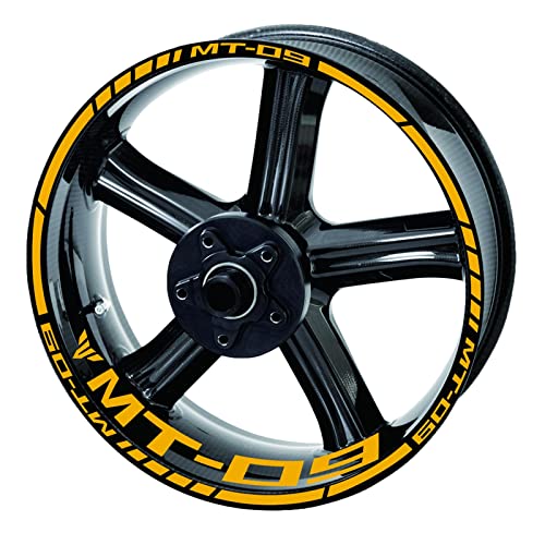 ROANNY Felgenband Reflektierendes Motorrad Mt09 Radaufkleber Felgenaufkleber Logo Kit Für Yamaha Mt 09 Sp 2020 2021 (Color : 4) von ROANNY
