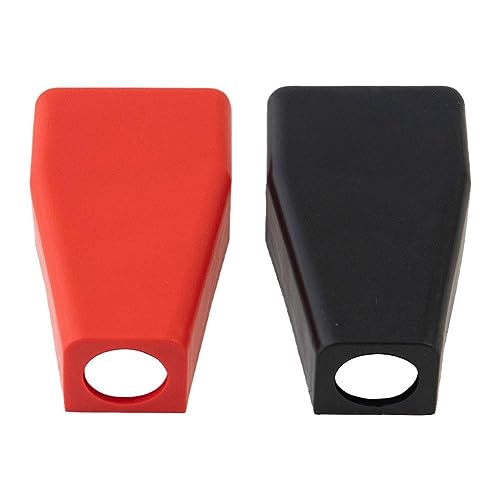 2 stücke Auto Batterie Terminal Abdeckungen Positive Negative Schutz Isolieren Kappen Gummi Draht Stecker Fall Batterie von ROBAUN