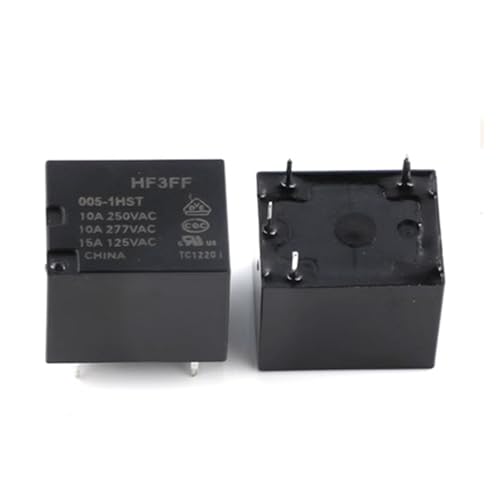 5 stücke Leistungsrelais HF3FF-005-1HST HF3FF-012-1HST HF3FF-024-1HST 5 V 12 V 24 V 4PIN 10A 250 V(HF3FF-005-1HST) von ROBAUN