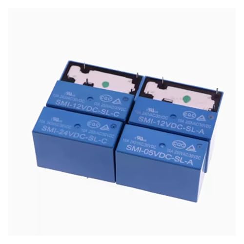 5 stücke SMI-05VDC-SL-A SMI-12VDC-SL-A SMI-24VDC-SL-A SMI-05VDC-SL-C SMI-12VDC-SL-C SMI-25VDC-SL-C 4PIN 5PIN 10A 250V Leistungsrelais(SMI-05VDC-SL-C 5PIN) von ROBAUN