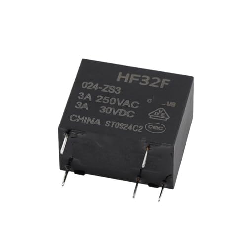 HF32FV-G-5 12 24-HSTF 4-pin Set Normalerweise Offen 10A Relais DC5V 5V 12V 24(HF32FV-G-24-HSTF(590)) von ROBAUN