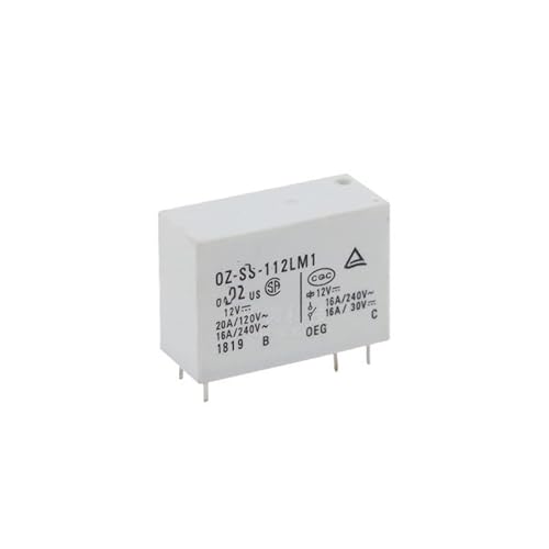 OZ-SS-112LM1 12VDC Schließer 6-polig 16A 240V AC Relais von ROBAUN