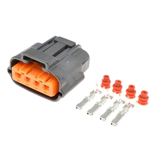 ROBAUN 1-20Sets Wasserdicht 4Pin Auto Controller Stecker Drossel Position Sensor Stecker 6195-0030 for RX7 FD Auto (Size : 5Sets) von ROBAUN