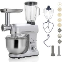 Robby - Multifunktionsroboter 5l 1000w silber mit zerhacker und mixer 1,5l in glas robimix silver von ROBBY