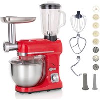 Robby - Multifunktionsroboter 5l 1000w rot mit zerhacker und 1,5l glasmixer robimix rouge von ROBBY