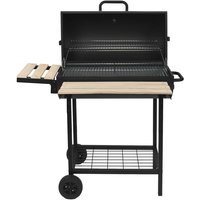 Holzkohlegrill 76x33,5cm mit Trolley - smoker one xl Robby von ROBBY