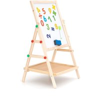 Robincool - Magnettafel und Kreidetafel 2 in 1 Montessori Harvard 41x35x65 cm aus Ökologischem Holz und Zubehör von ROBINCOOL