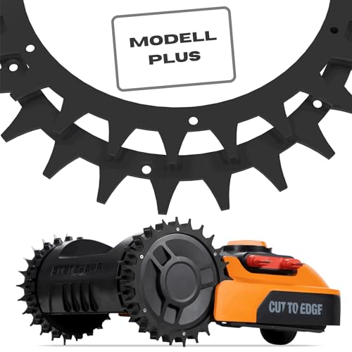 ROBO CLAWS Mähroboter Rasenroboter Spikes Traktionsverbesserung für Worx Landroid Plus Modelle Premium Black Edelstahl ROBO CLAWS Mähroboter Rasenroboter Spikes Traktionsverbesserung für Worx Landroid Plus Modelle Premium Black Edelstahl von ROBO CLAWS