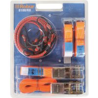 Kit sistema di fissaggio 8 pezzi fasce serranti e funi elastiche -8188/K8 Kit sistema di fissaggio 8 pezzi fasce serranti e funi elastiche -8188/K8 von ROBUR