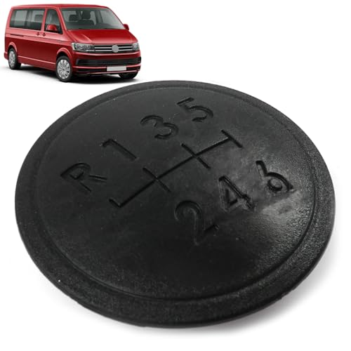 ROBUST Schaltknauf Emblem 6 Gänge Gear Knob für VW Transporter T5 7H0711144B 7H0711144 von ROBUST CAR PARTS