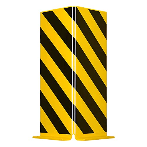 ROBUSTO Anfahrschutzprofil L, zum Aufdübeln, gelb/schwarz, Höhe 40 cm aus Folie, Art.-Nr. 70374 von ROBUSTO