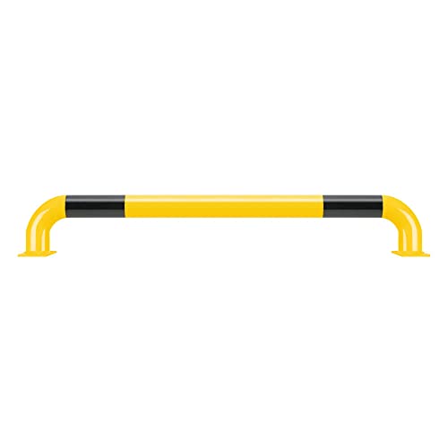 ROBUSTO Rammschutzbügel ECO, aufdübeln, gelb/schwarz, 100 x 15 cm, aus Stahl, Art.-Nr. 71097 von ROBUSTO