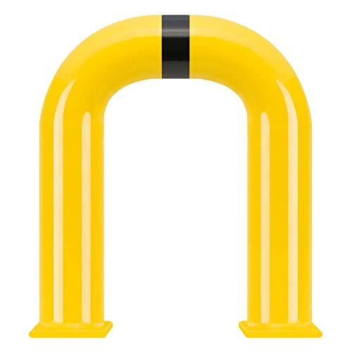 ROBUSTO Rammschutzbügel ECO, aufdübeln, gelb/schwarz, 25 x 30 cm, aus Stahl, Art.-Nr. 71098 von ROBUSTO