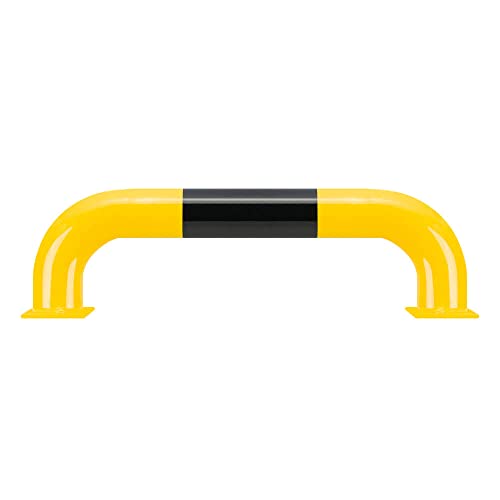 ROBUSTO Rammschutzbügel ECO, aufdübeln, gelb/schwarz, 50 x 15 cm, aus Stahl, Art.-Nr. 71095 von ROBUSTO