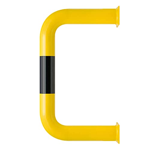 ROBUSTO Wandschutzbügel, andübeln, gelb/schwarz, feuerverzinkt, 50 x 30 cm, aus Stahl, Art.-Nr. 71092 von ROBUSTO