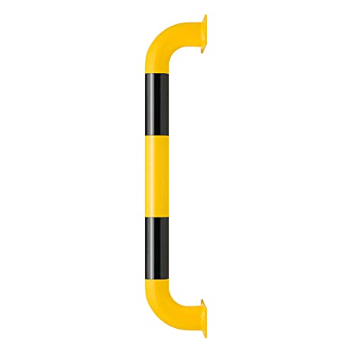 ROBUSTO Wandschutzbügel, andübeln, gelb/schwarz, feuerverzinkt, 75 x 15 cm, aus Stahl, Art.-Nr. 71089 von ROBUSTO