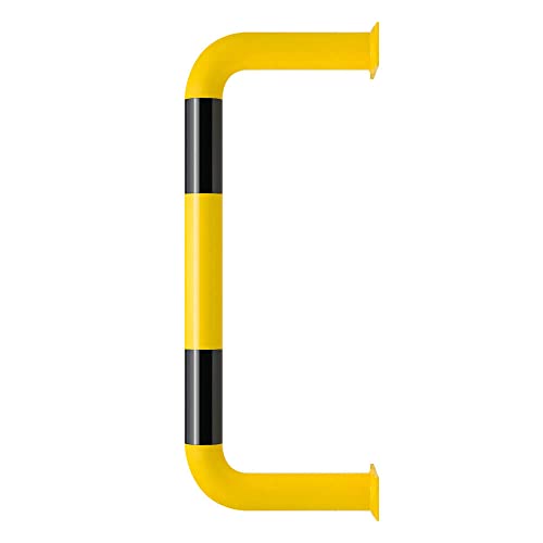 ROBUSTO Wandschutzbügel Stahl feuerverzinkt zum Andübeln gelb/schwarz 100 x 15 cm aus Stahl 