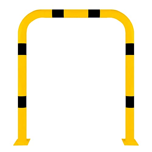 ROBUSTO Wegesperre, 115 cm hoch, 100 cm breit, gelb/schwarz, zum Aufdübeln, aus Stahl, Art.-Nr. 37736 von ROBUSTO