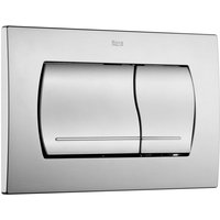 Active 52-B Betätigunsplatte mit zwei Tasten, Chrom matt (A8901150B2) - Roca von ROCA