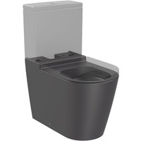 Roca - Inspira Stand-WC, Spülrandloser Universalablauf, Onyx (A342526640) von ROCA