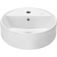 Roca The Gap - Aufsatzwaschtisch, Durchmesser 40 cm, mit Überlauf, mit Hahnloch, weiß A3270MK000 Roca The Gap - Aufsatzwaschtisch, Durchmesser 40 cm, mit Überlauf, mit Hahnloch, weiß A3270MK000 von ROCA