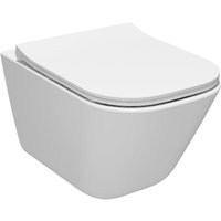 Roca - gap Wand-WC ohne Flansch + Slim-Softclose-Sitz (A34647LGAP) von ROCA