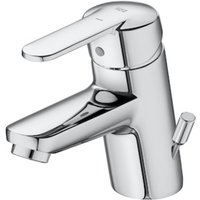 Waschtischmischer Victoria – Chrom, Messingablauf Waschtischmischer Victoria – Chrom, Messingablauf von ROCA