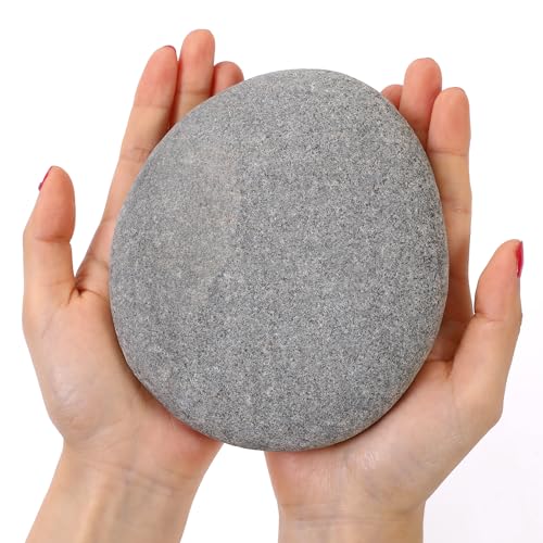 ROCART 6 Stück extra große 14-16,5 cm Flache Steine zum Bemalen, Glatte Flusssteine Malbedarf für Freundlichkeitssteine, Kunst und Handwerk, Dekoration ROCART 6 Stück extra große 14-16,5 cm Flache Steine zum Bemalen, Glatte Flusssteine Malbedarf für Freundlichkeitssteine, Kunst und Handwerk, Dekoration von ROCART