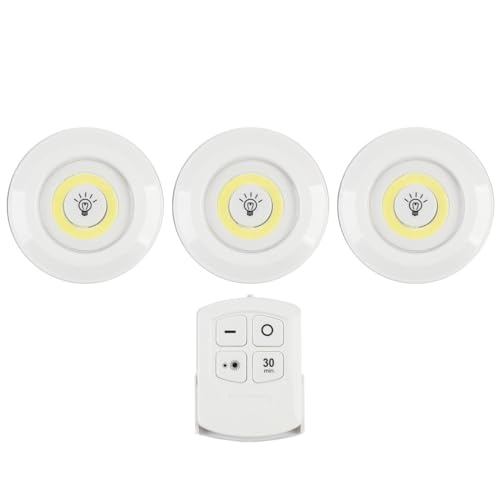 ROCK FOXX. COM LED Spots mit Fernbedienung 3er Set Unterbauleuchte Lampe dimmbar Schranklampe ROCK FOXX. COM LED Spots mit Fernbedienung 3er Set Unterbauleuchte Lampe dimmbar Schranklampe von ROCK FOXX. COM