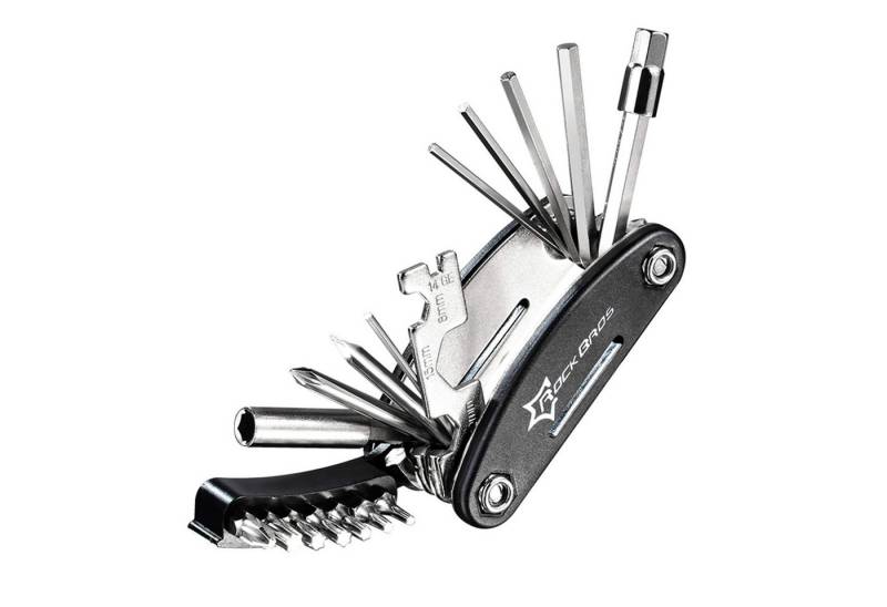 ROCKBROS Fahrrad-Reparaturset Fahrrad Multitools 16-in-1, 1-St., Fahrrad Reparatur Werkzeug Set Multifunktionswerkzeug von ROCKBROS