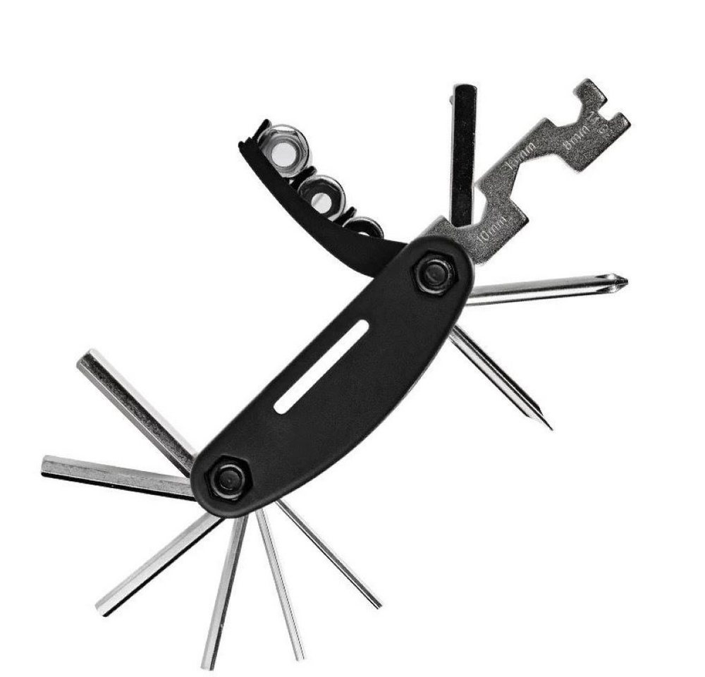 ROCKBROS Multitool GJ1601, (Einzelgerät, 1x Multitool), 16 Funktionen in 1 Tool, kompakt & robust von ROCKBROS