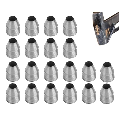 ROCKIA Axtkeil Kit, Sicherheitskeile Metallkeil Kit, Keilsatz Hammerstiel Ersatz, Runde konische Keile, Stahlkeil Verstärkung Zubehör von ROCKIA