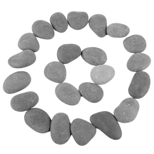 ROCKIMPACT 24 Große steine zum bemalen Dunkelgraue Strandkiesel, natürliche Flussfelsen mit glatter Oberfläche für Kunsthandwerk, 5-8 cm ROCKIMPACT 24 Große steine zum bemalen Dunkelgraue Strandkiesel, natürliche Flussfelsen mit glatter Oberfläche für Kunsthandwerk, 5-8 cm von ROCKIMPACT