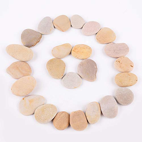 24 beige steine zum bemalen - natürliche Flussfelsen mit glatter Oberfläche für Kunsthandwerk, 5-8 cm 24 beige steine zum bemalen - natürliche Flussfelsen mit glatter Oberfläche für Kunsthandwerk, 5-8 cm von ROCKIMPACT