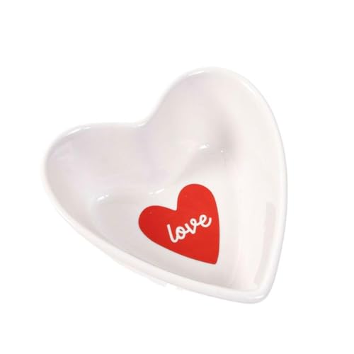 ROCKING GIFTS Dekoratives Tablett, Herz, Aufbewahrung, Organisation, Geschenk, Holz, 10 cm von ROCKING GIFTS