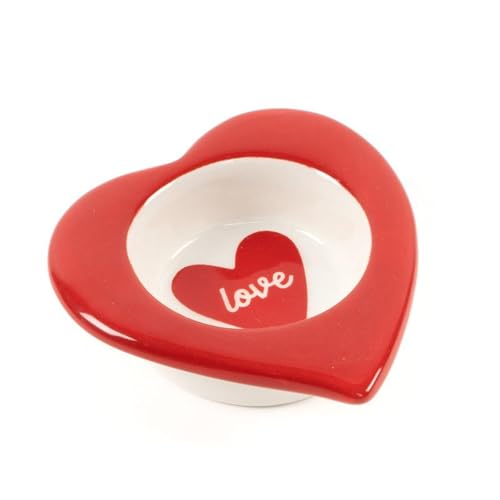 ROCKING GIFTS Kerzenhalter aus Keramik, rotes Herz, zum Valentinstag, lustiger Kerzenhalter, Kerzenhalter für besondere Nachtkerzen, 8 cm ROCKING GIFTS Kerzenhalter aus Keramik, rotes Herz, zum Valentinstag, lustiger Kerzenhalter, Kerzenhalter für besondere Nachtkerzen, 8 cm von ROCKING GIFTS