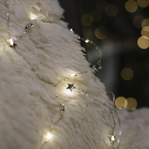 ROCKING GIFTS LED-Lichterkette für den Außenbereich, 20 LEDs, 190 cm, robuster Kunststoff, Dekoration für Garten, Party von ROCKING GIFTS