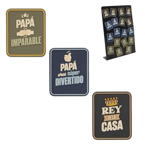 ROCKING GIFTS Magnet aus Gummi, 5 cm x 3 Modelle, Kühlschrank, Büro, stark, dekorativer Aufkleber von ROCKING GIFTS