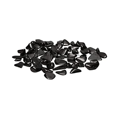 ROCKING GIFTS Mini Shungit Brillant getrommelt 1x1cm (Pack 250gr) von ROCKING GIFTS