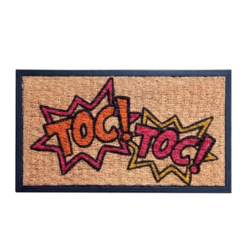 ROCKING GIFTS Panama TOC TOC Türmatte, rutschfest, 40 x 70 cm, für den Innen- und Außenbereich, robust ROCKING GIFTS Panama TOC TOC Türmatte, rutschfest, 40 x 70 cm, für den Innen- und Außenbereich, robust von ROCKING GIFTS