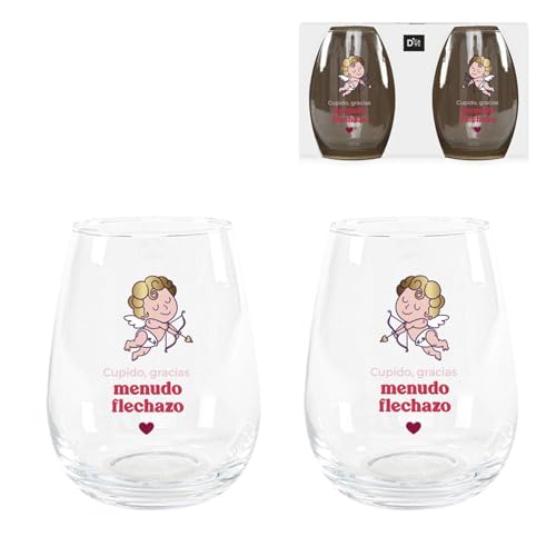 ROCKING GIFTS Set mit 2 Gläsern, 500 ml, Glas, transparent, für Getränke, kaltes Wasser, Haus, Küche von ROCKING GIFTS