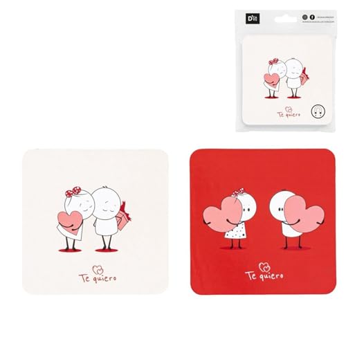 ROCKING GIFTS Set mit 2 Untersetzern mit Magnet für Metalltisch, Geschenk zum Valentinstag, ich liebe dich auf Spanisch, rutschfest, 9 cm ROCKING GIFTS Set mit 2 Untersetzern mit Magnet für Metalltisch, Geschenk zum Valentinstag, ich liebe dich auf Spanisch, rutschfest, 9 cm von ROCKING GIFTS
