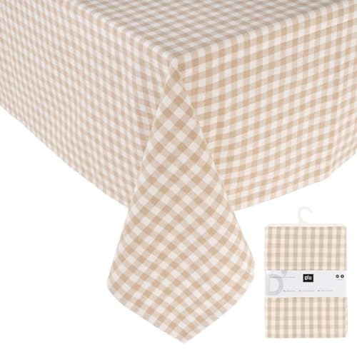 ROCKING GIFTS Tischdecke, 145 x 200 cm, Beige, Polyester, rechteckig, Esstisch, Zuhause von ROCKING GIFTS