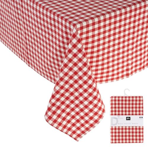 ROCKING GIFTS Tischdecke, 145 x 200 cm, Rot, Polyester, rechteckig, Esstisch, Heimdekoration von ROCKING GIFTS