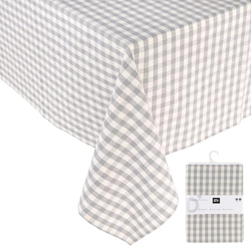ROCKING GIFTS Tischdecke, 145 x 240 cm, Grau, Polyester, strapazierfähig, waschbar, Heimdekoration ROCKING GIFTS Tischdecke, 145 x 240 cm, Grau, Polyester, strapazierfähig, waschbar, Heimdekoration von ROCKING GIFTS
