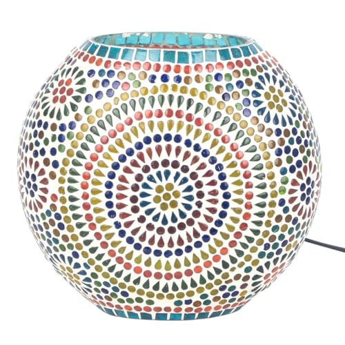 ROCKING GIFTS Tischlampe Mosaik Kugel Glas 25 cm von ROCKING GIFTS