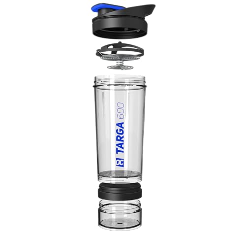 ROCKITZ Protein Shaker 500ml mit Pulverfach - einzigartiges Konzept - dicht + leichte Reinigung + Protein Mischfeder = perfekt cremige Shakes ohne Klumpen – Premium Fitness Shaker Proteinshake ROCKITZ Protein Shaker 500ml mit Pulverfach - einzigartiges Konzept - dicht + leichte Reinigung + Protein Mischfeder = perfekt cremige Shakes ohne Klumpen – Premium Fitness Shaker Proteinshake von ROCKITZ