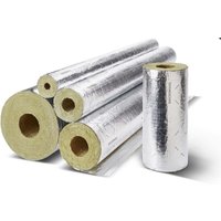 ROCKWOOL Alu-Heizungsrohrschale RS800 42mm x Dämmdicke 40mm, per Meter von ROCKWOOL