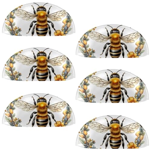 RODAILYCAY 6 Packungen Bee Schubladenknöpfe, Küchenschrankknöpfe, Kommodengriffe für Badezimmer, Kleiderschrank, Schrank, Schränke RODAILYCAY 6 Packungen Bee Schubladenknöpfe, Küchenschrankknöpfe, Kommodengriffe für Badezimmer, Kleiderschrank, Schrank, Schränke von RODAILYCAY